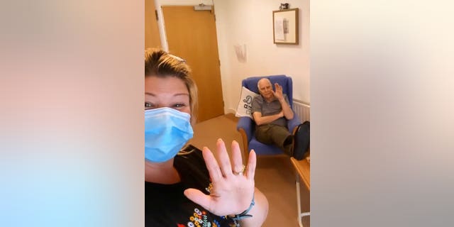 Ambrose began volunteering at the nursing home so she could see her father amid COVID-19 visiting restrictions.