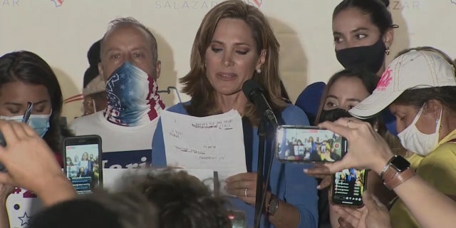 Former spanish-language journalist Maria Salazar will represent Florida’s 27th congressional district after slightly outdoing Rep. Donna Shalala.