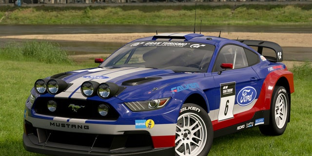 The Playstation videogame Gran Turismo Sport features a fantasy Ford Mustang rally car with all-wheel-drive.