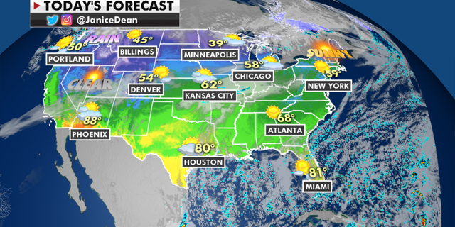 Quiet weekend with rain, mild weather for much of country 1 Quiet weekend with rain, mild weather for much of country - thumbnail JD National ManualMap.pngnov20