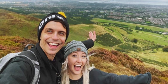 Adam Lawrence and Anna Hosey plan to live somewhere in London after they get married, which should take place sometime in 2021. (Credit: SWNS)