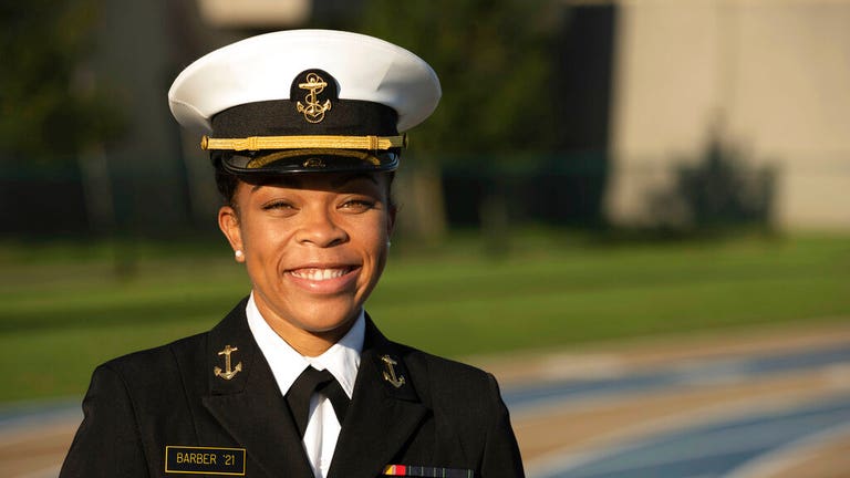 Sydney Barber: What to know about the US Naval Academy's first Black female brigade commander