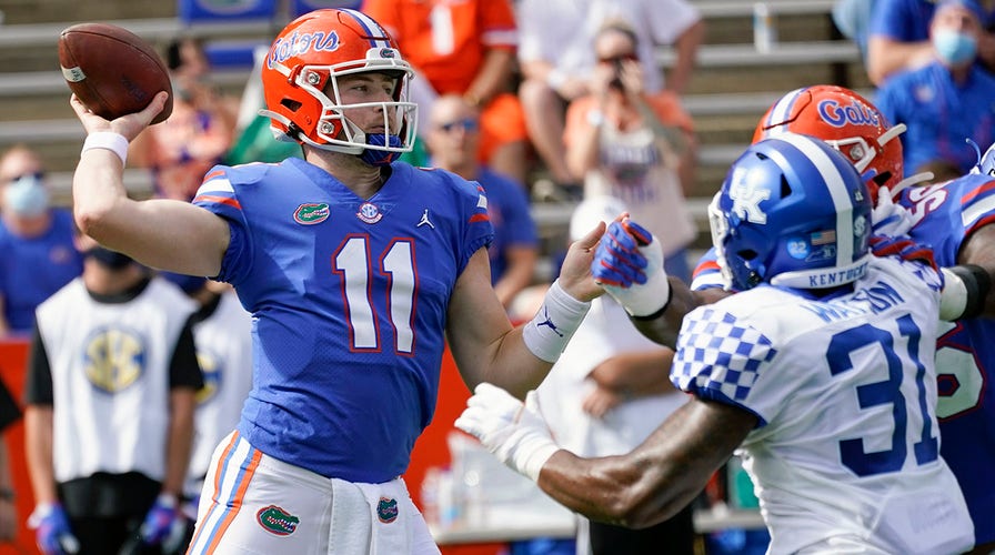 Trask finds Pitts for 3 TDs No. 6 Florida tops Kentucky Fox News