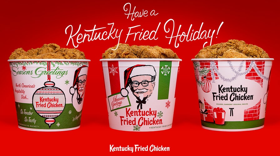 KFC to sell chicken in replica 'holiday buckets' from the '60s and