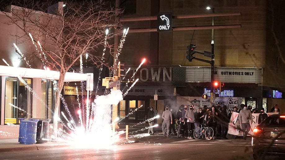 Minneapolis protests election night