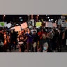 Protesters march in Portland, Ore., Wednesday, Nov. 4, 2020, following Tuesday's election.