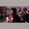 A man yells during a protest after the Nov. 3 elections, Wednesday, Nov. 4, 2020, in Seattle.