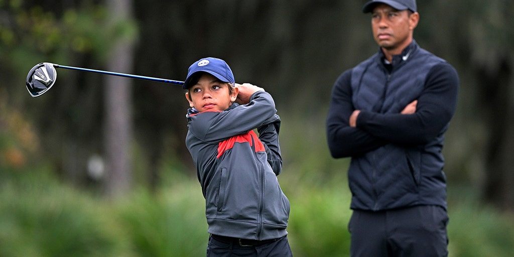 Tiger Woods Relishes Opportunity To Play With Son Charlie In Weekend Tournament Fox News