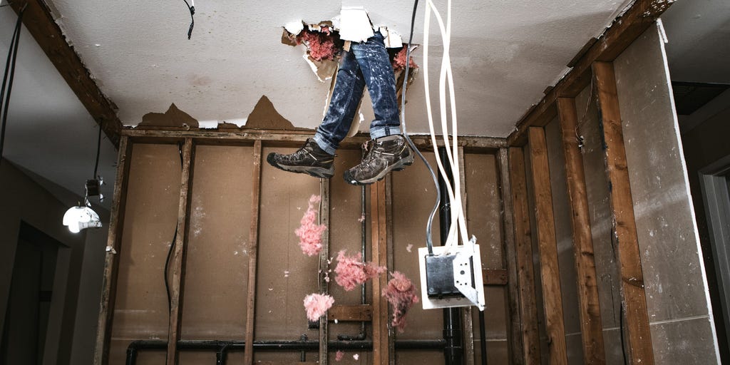 A TikTok Couple Finds a Hidden Shower During a Home Renovation