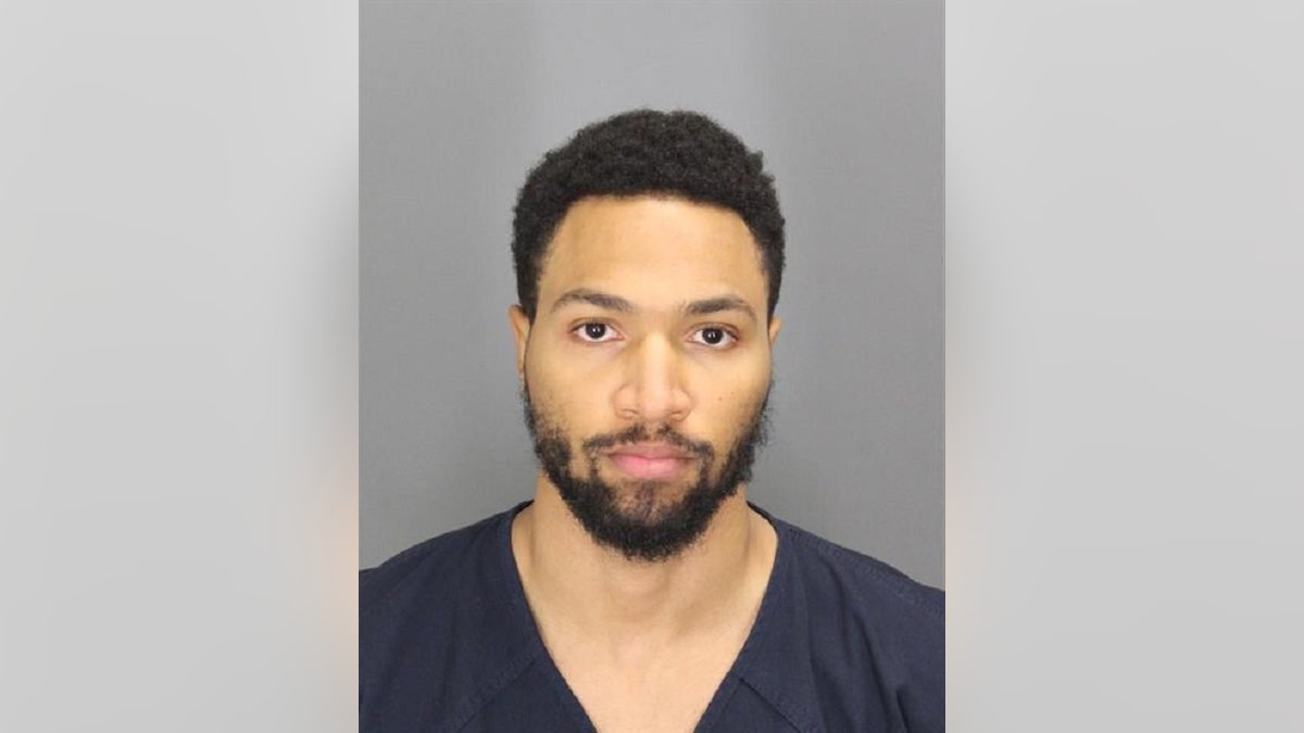 Christian Roberson, 31, is accused of severely beating the mother of his 3-month-old child.