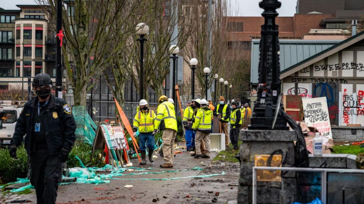 Seattle police homeless camp arrests