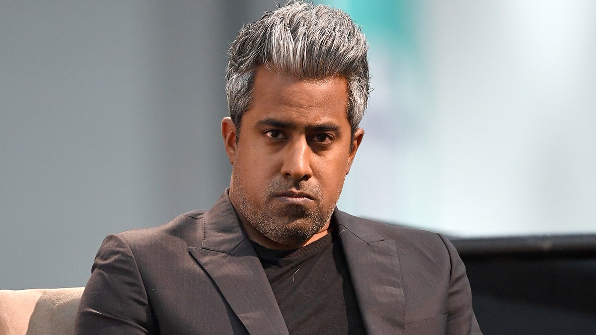 Anand Giridharadas onstage at Politicon 2018 at Los Angeles Convention Center on October 20, 2018 in Los Angeles, California.