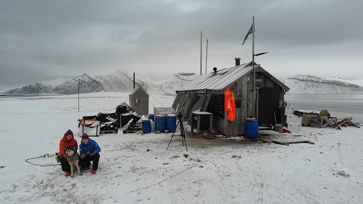 Sorby and Strm are staying at the remote Bamsebu trapper’s cabin in Norway'sSouth Spitzbergen National Park.