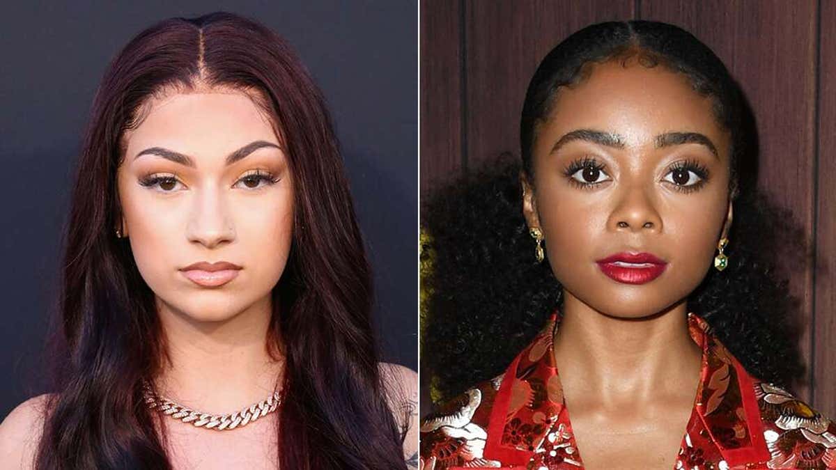 Disney star Skai Jackson, right, was granted a restraining order against rapper Bhad Bhabie, left, and claimed that she has been afraid to leave her home and hasn’t slept well since Bhabie allegedly directed threats towards her.