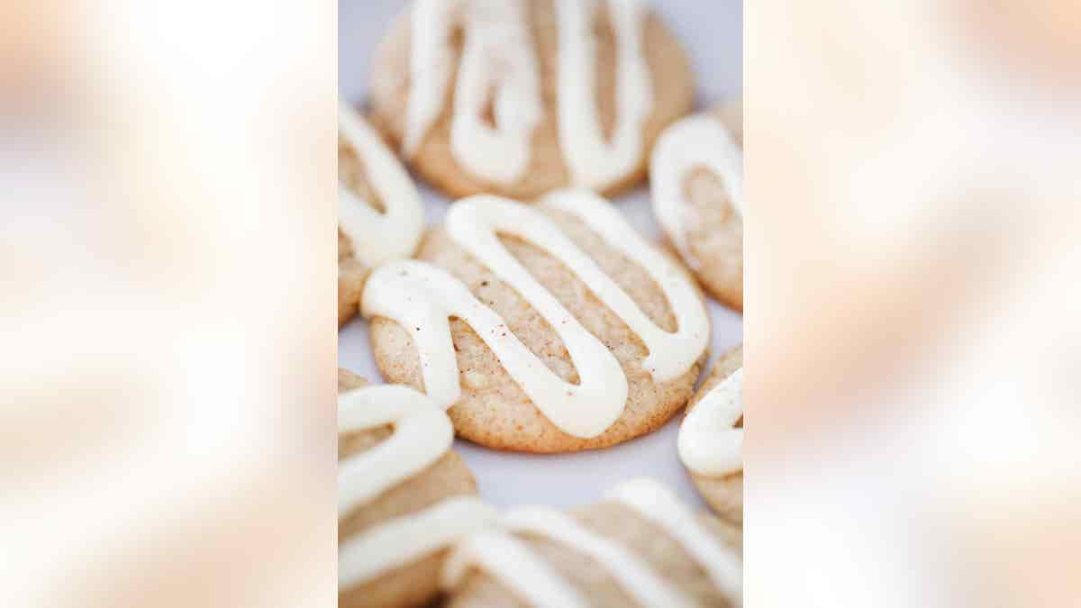 Eggnog Cookies With Eggnog Icing