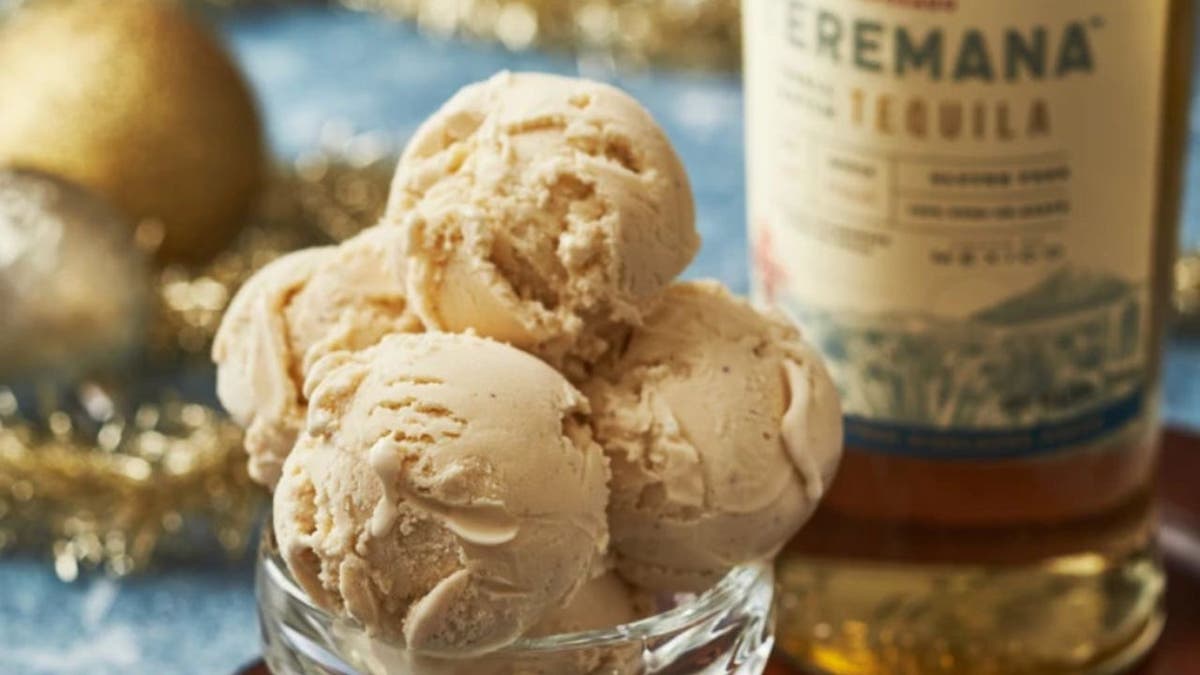 The ice cream is made with Teremana’s Reposado tequila, which the makers say brings “an oaky vanilla flavor” to the frozen treat.