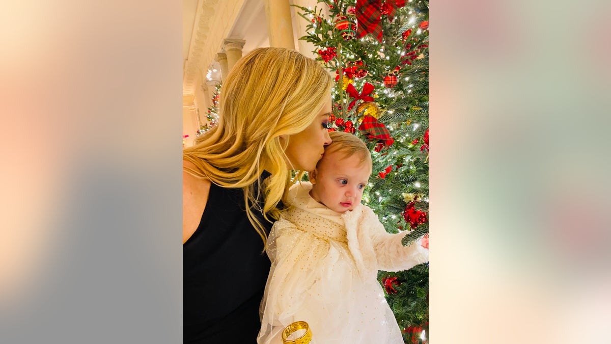 McEnany and her daughter, Blake, at the White House.