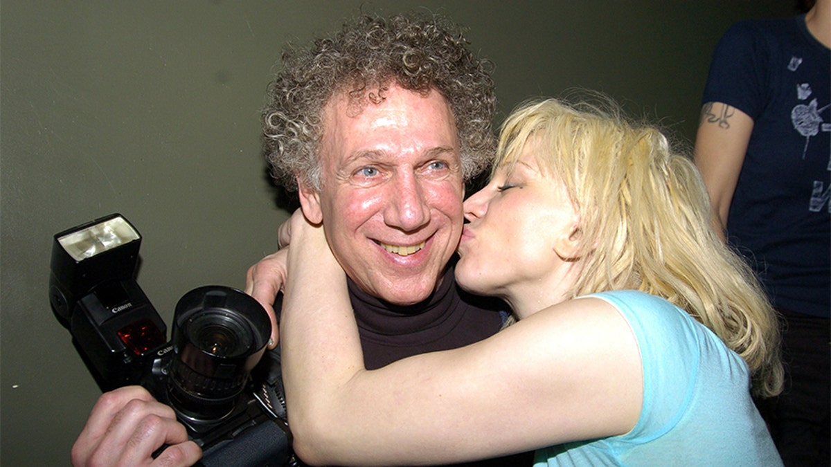 Bob Gruen (seen here with Courtney Love) has photographed some of the most iconic figures in music history.