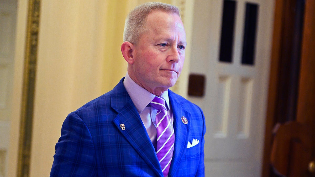 Rep. Jeff Van Drew, R-N.J., at the time a Democrat, is seen in the Capitol during procedural votes related to the articles of impeachment on Dec. 18, 2019. (Tom Williams/CQ-Roll Call, Inc via Getty Images)
