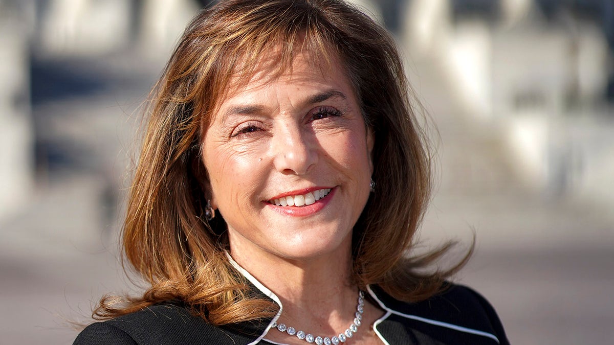 Rep-elect Lisa McClain, R-Mich., poses for for a portrait outside the U.S. Capitol in Washington, D.C., on Dec. 3, 2020.