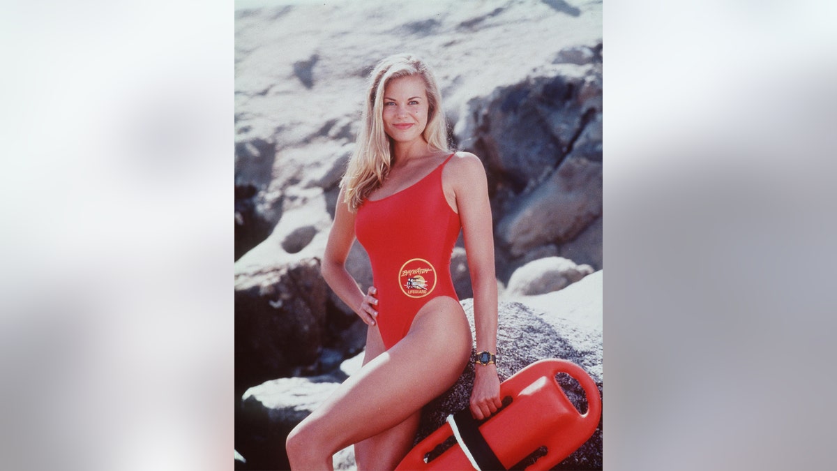 Brooke Burns starred as aspiring lifeguard Jessie Owens in 'Baywatch' during the 1998-1999 season.