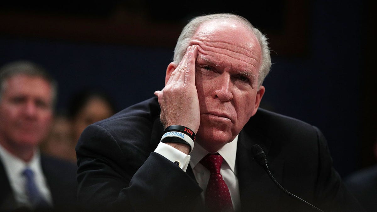 Former CIA Director John Brennan testifies before the House Permanent Select Committee on Intelligence on Capitol Hill, May 23, 2017, in Washington, D.C.