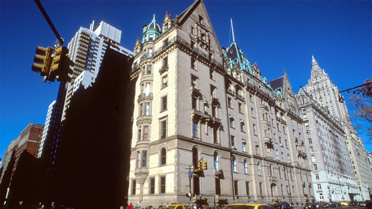 John Lennon resided in New York City's luxurious Dakota Building.