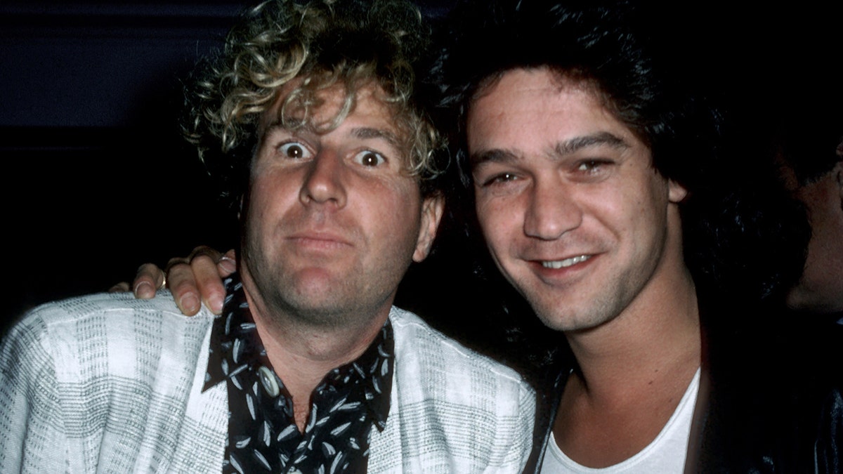 Sammy Hagar and Eddie Van Halen 1986