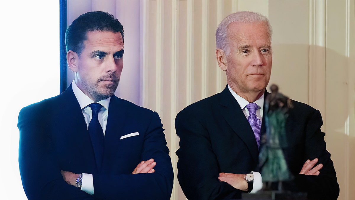 WFP USA Board Chair Hunter Biden introduces his father, Vice President Joe Biden, during the World Food Program USA's 2016 McGovern-Dole Leadership Award Ceremony at the Organization of American States on April 12, 2016, in Washington, D.C. (Kris Connor/WireImage)