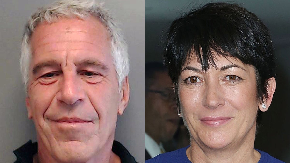 Jeffrey Epstein and Ghislaine Maxwell in a photo combination