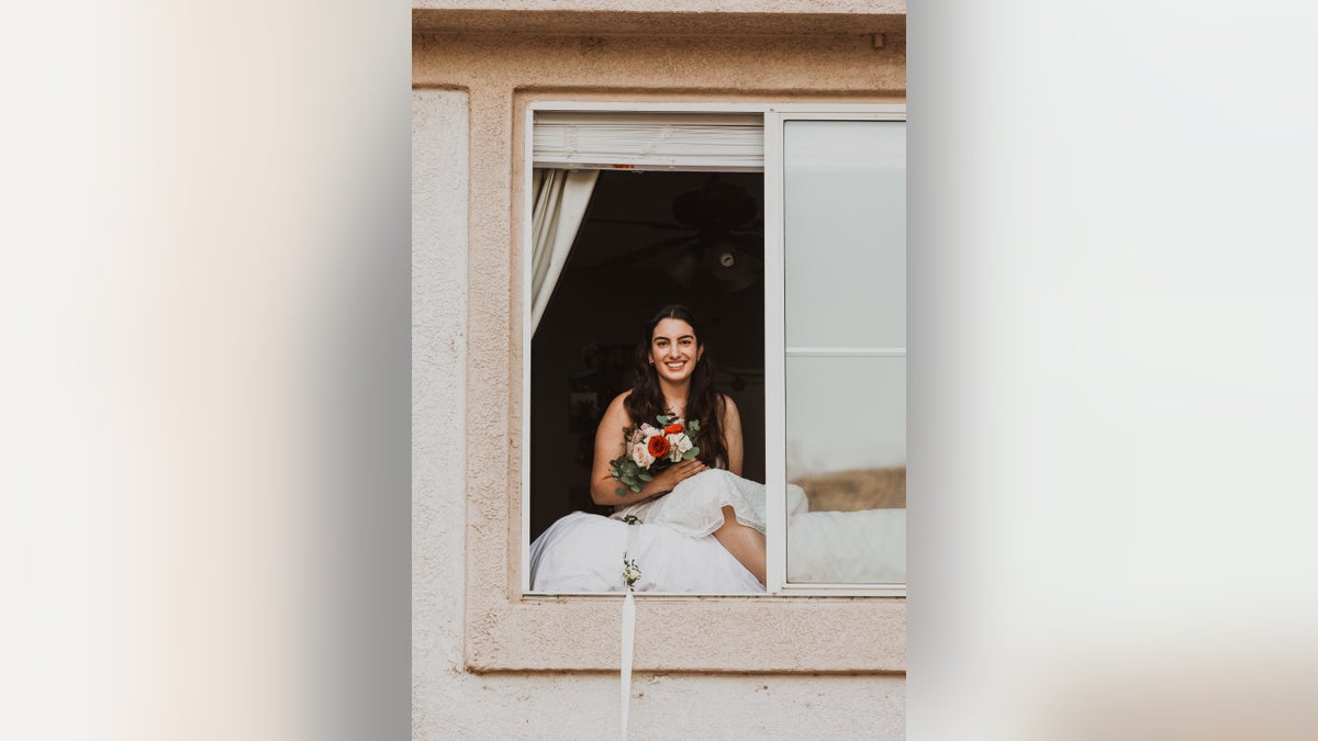 Just three days before their wedding, Lauren tested positive for the coronavirus.