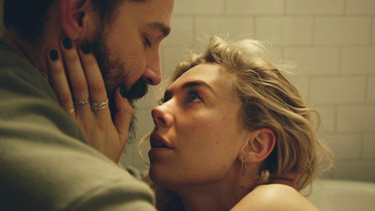 (L to R) Shia LeBeouf as Sean and Vanessa Kirby as Martha in 'Pieces of a Woman.'