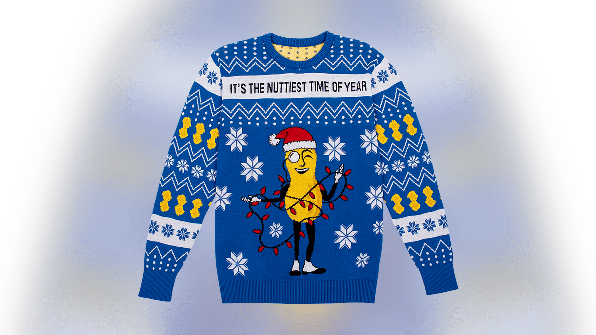 Despite the newest mascots, the Christmas collection features the beloved Mr. Peanut.
