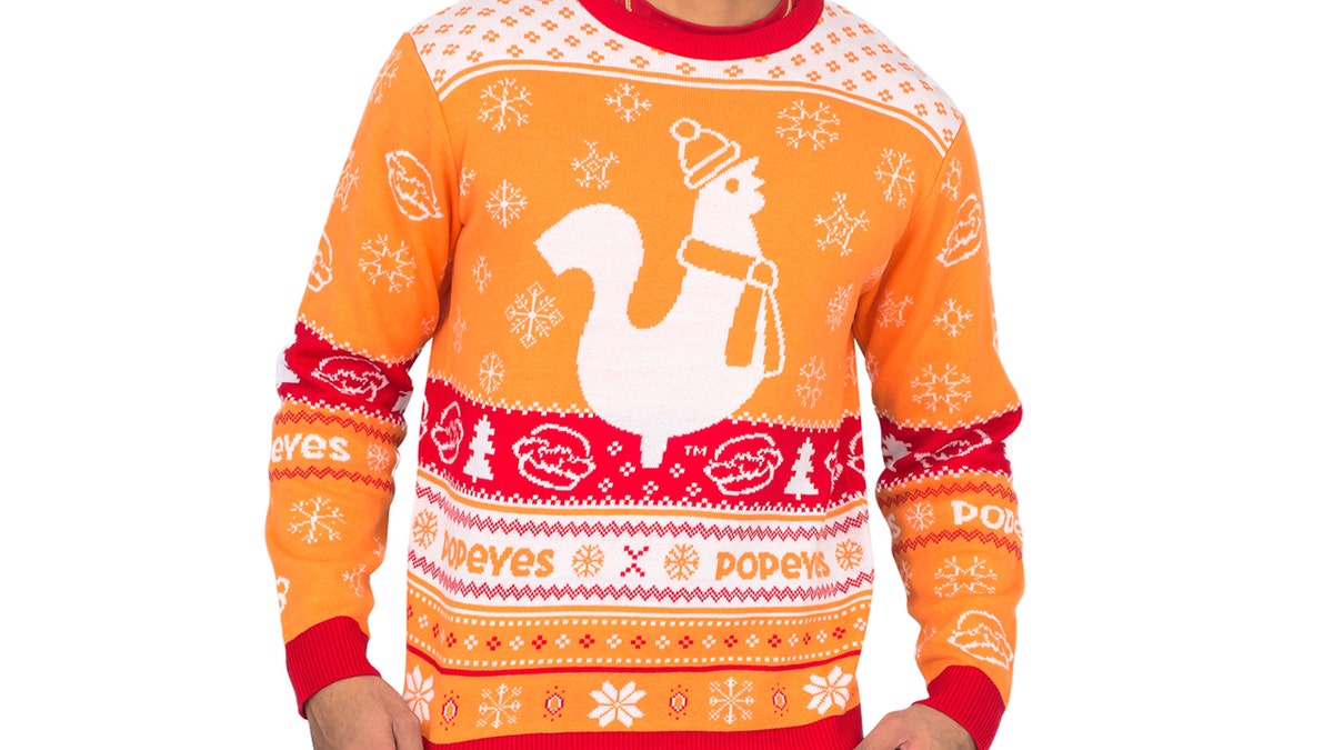 popeyes ugly sweater