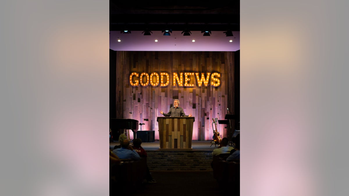Pastor Mike McClure at Calvary Chapel San Jose (HKCREATE)