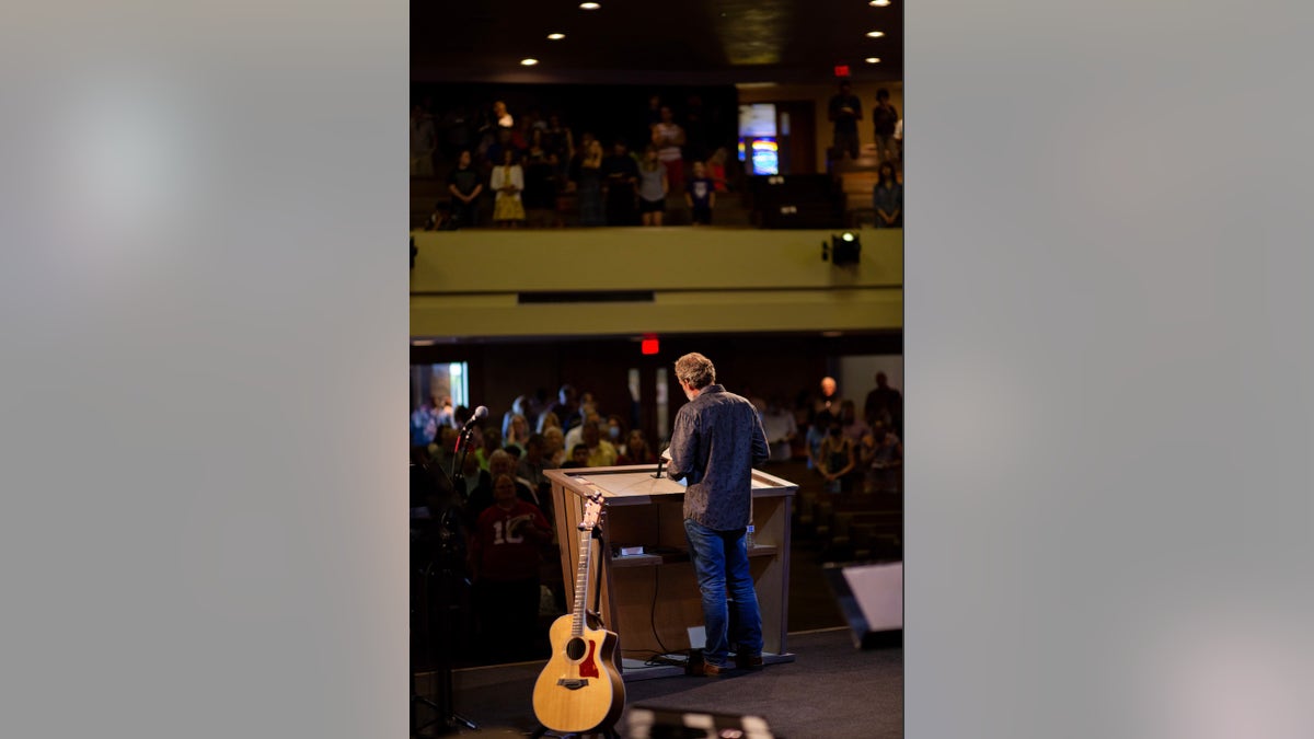 Pastor Mike McClure at Calvary Chapel San Jose (HKCREATE)