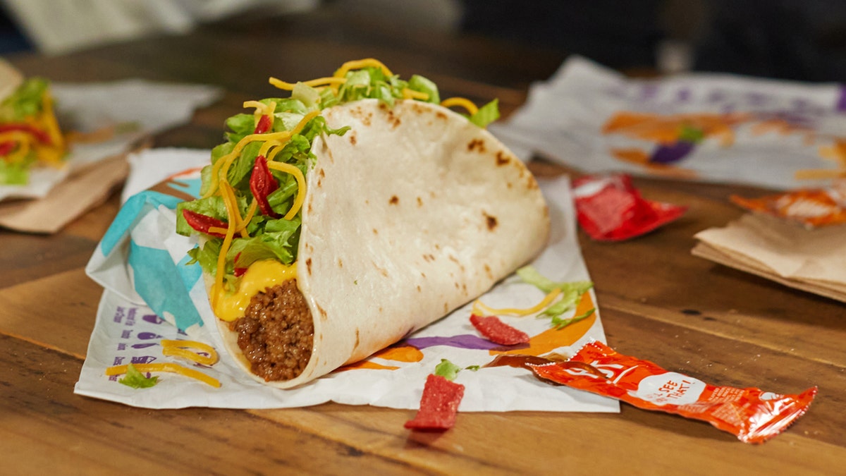 Taco Bell is bringing back the $1 Loaded Nacho Taco for a limited time starting on Christmas Eve. (Taco Bell)