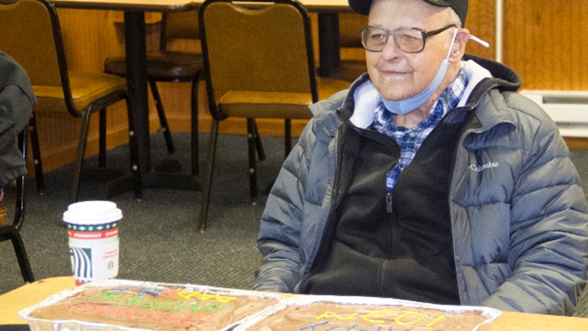 Andrew E. Slavonic turned 103 on December 1.