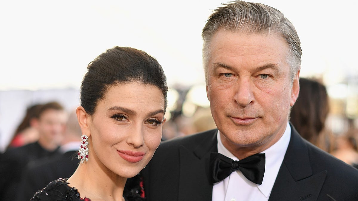 Hilaria and Alec Baldwin at awards ceremony in 2019