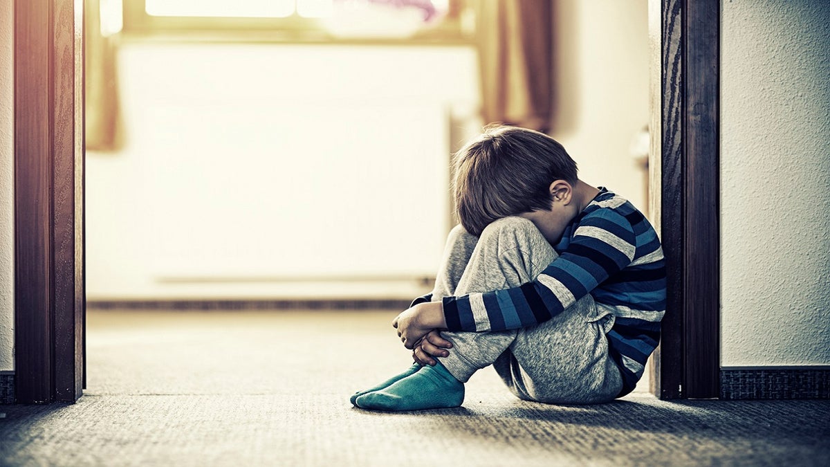 iStock depressed child