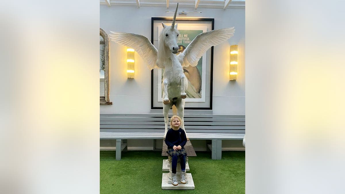Buyers will be enchanted by the unicorn if they’re as mesmerized as Newey’s young daughter Rosamund was when she got to meet the fantastic beast.