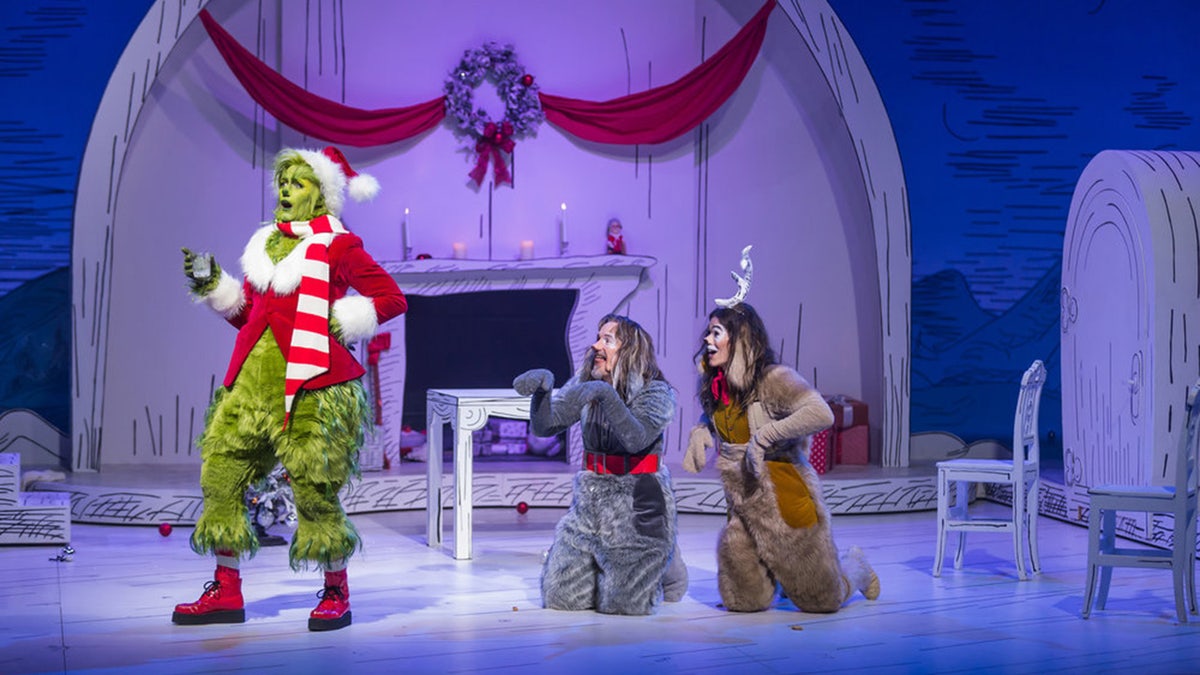 Matthew Morrison took on the role as the Grinch in NBC's televised musical that aired on Wednesday night.