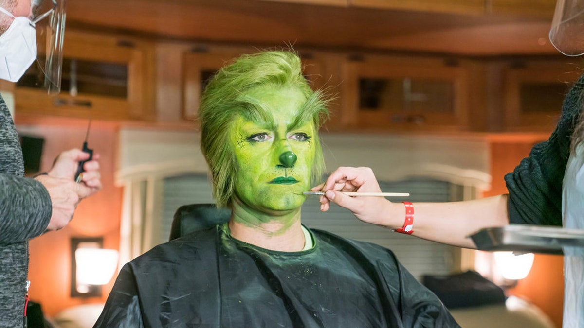 Matthew Morrison transforms into the green, grumpy character. Several Twitter users joked his appearance for the role gave them 'nightmares.'