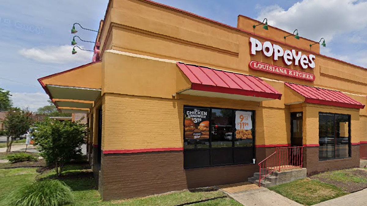 The Popeyes restaurant in Baltimore where the incident occurred. (Google Maps)