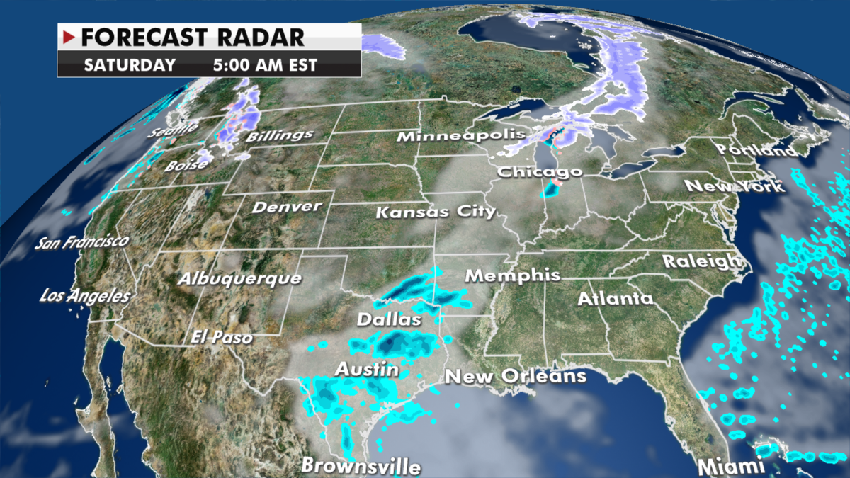 Saturday forecast (Fox News)