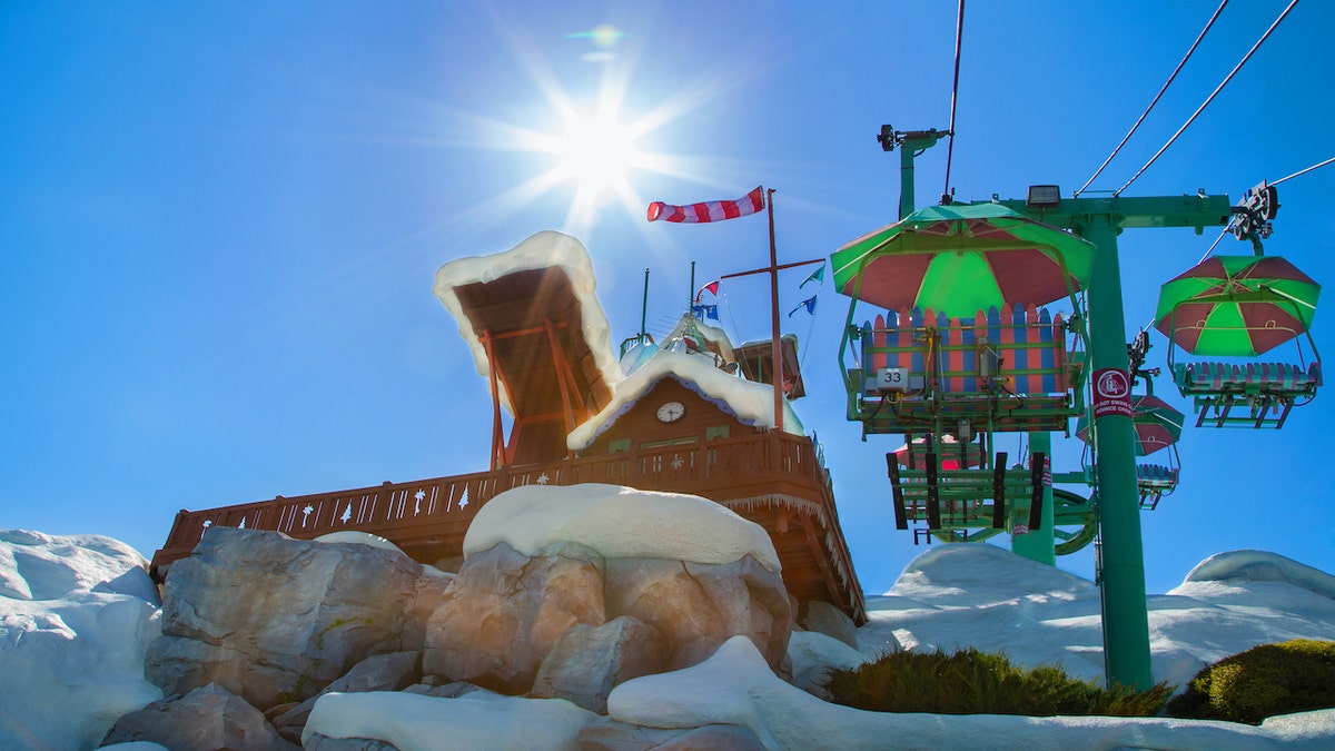 Blizzard Beach is reportedly home to Florida's first chairlift.