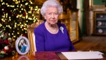 In this undated photo issued on Friday Dec. 25, 2020, Britain's Queen Elizabeth II records her annual Christmas broadcast in Windsor Castle, Windsor, England.