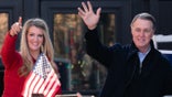 MILTON, GA - DECEMBER 21: Ivanka Trump and Senators Kelly Loeffler (R-GA) and David Perdue (R-GA) wave to the crowd at a campaign event on December 21, 2020 in Milton, Georgia. The two Georgia U.S. Senate runoff elections on Jan. 5 will decide control of the Senate. (Photo by Elijah Nouvelage/Getty Images)