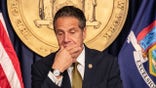 Andrew Cuomo, governor of New York, pauses while speaking during a news conference in New York, U.S., on Monday, Oct. 5, 2020. Governor Cuomo said New York City public and private schools in viral hot spots must close Tuesday, and he threatened to shut religious institutions if members dont follow rules about masks and social distancing. Photographer: Jeenah Moon/Bloomberg via Getty Images