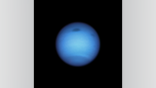 This Hubble Space Telescope snapshot of the dynamic blue-green planet Neptune reveals a monstrous dark storm [top center] and the emergence of a smaller dark spot nearby [top right]. CREDITS: NASA, ESA, STScI, M.H. Wong (University of California, Berkeley) and L.A. Sromovsky and P.M. Fry (University of Wisconsin-Madison)